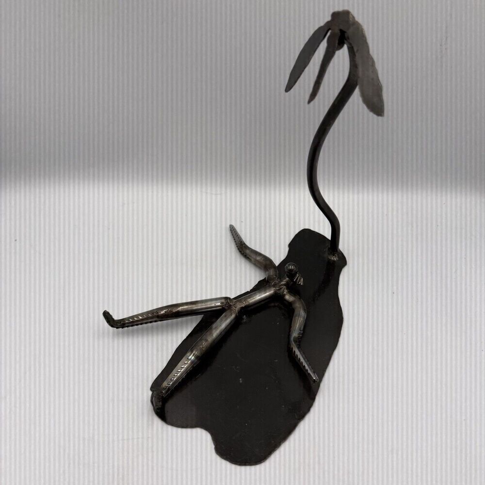 Lee Washington Cotton Picker Metal Sculpture Mississippi Delta Blues Folk Art